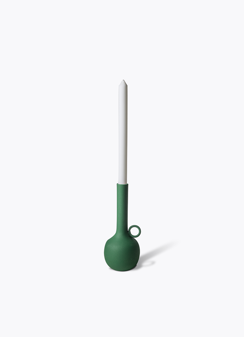 Candle Holder Spartan Green