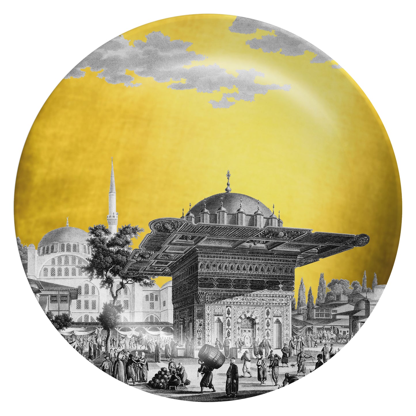 Istanbul Limited Edition Gold Plate